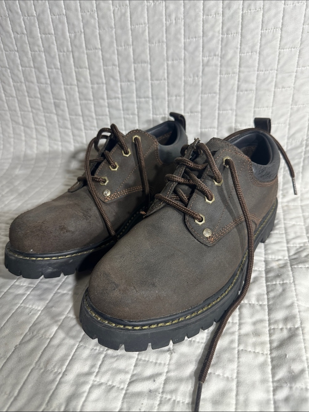 Skechers Tom Cats dark brown leather Oxford shoes Vintage Y2K